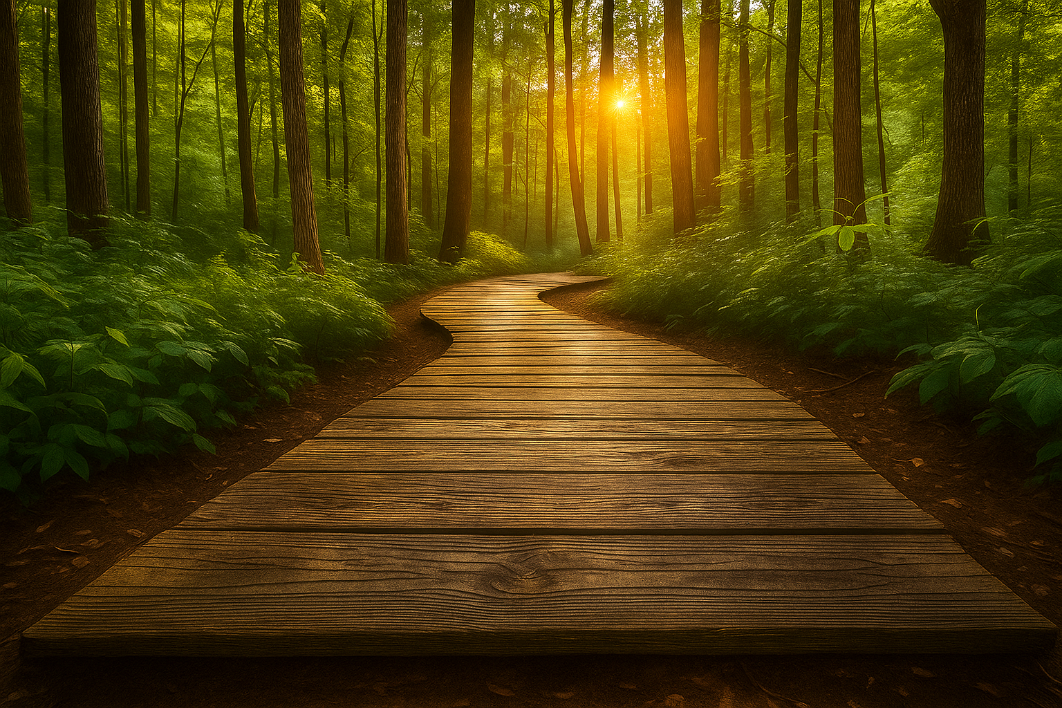 Forest pathway background